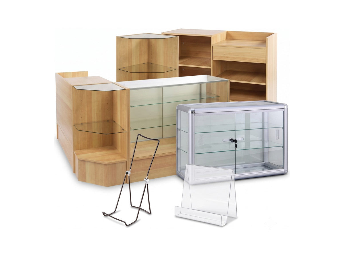 Display Systems, Cases & Cash Counters