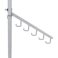 16" Slanted Twist-on Arm (Hooks) - Square Tubing