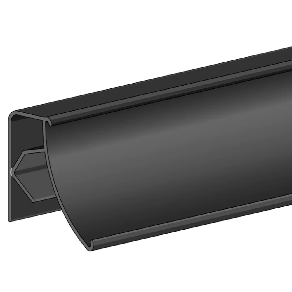 FENCE CLIP-ON Black – 1.625×48