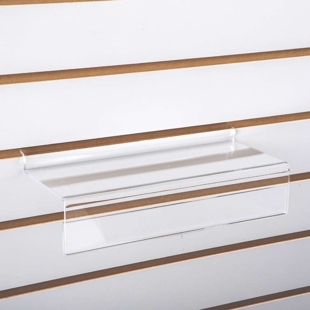 Slatwall Plexi Shoe Shelf