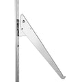 Adjustable shelf Bracket with End Tip For Wall Standards
