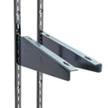 Zinc Wood Shelf Brackets - Heavy Duty - For Wall Standards