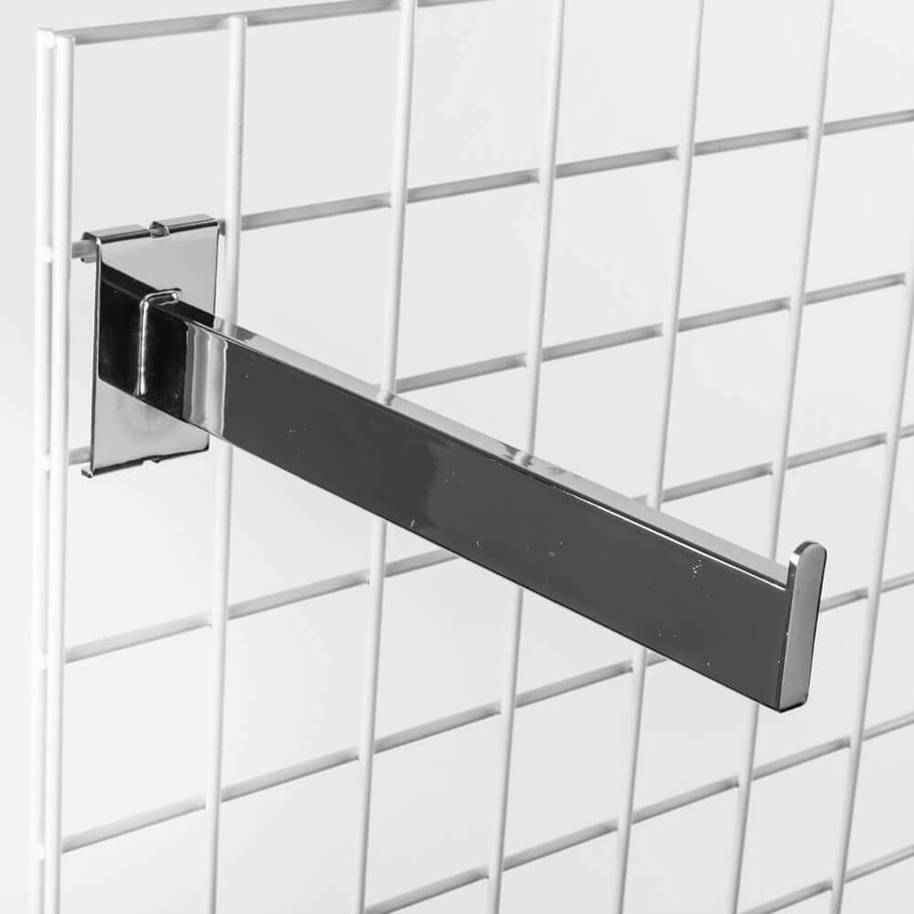 12" Grid panel / wall faceout - Chrome