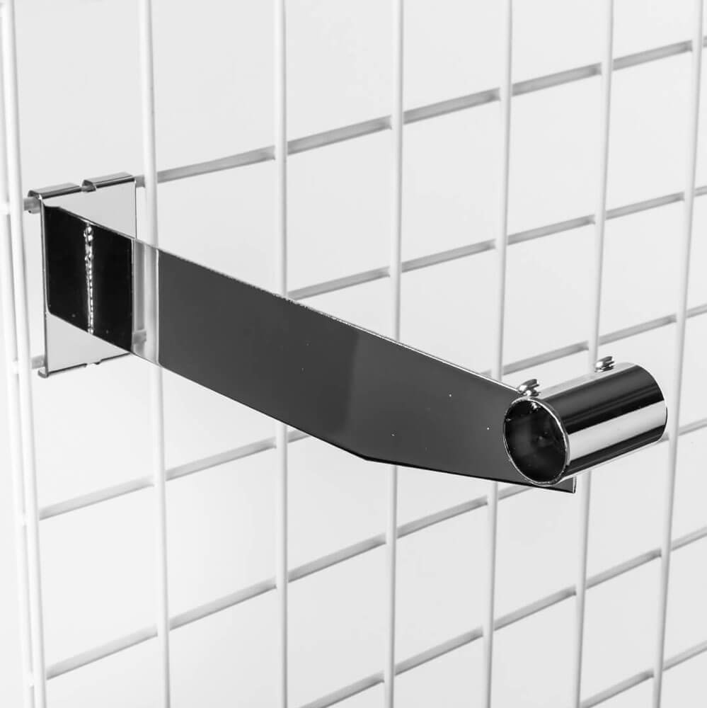 Gridwall 12" Round Hangrail Bracket