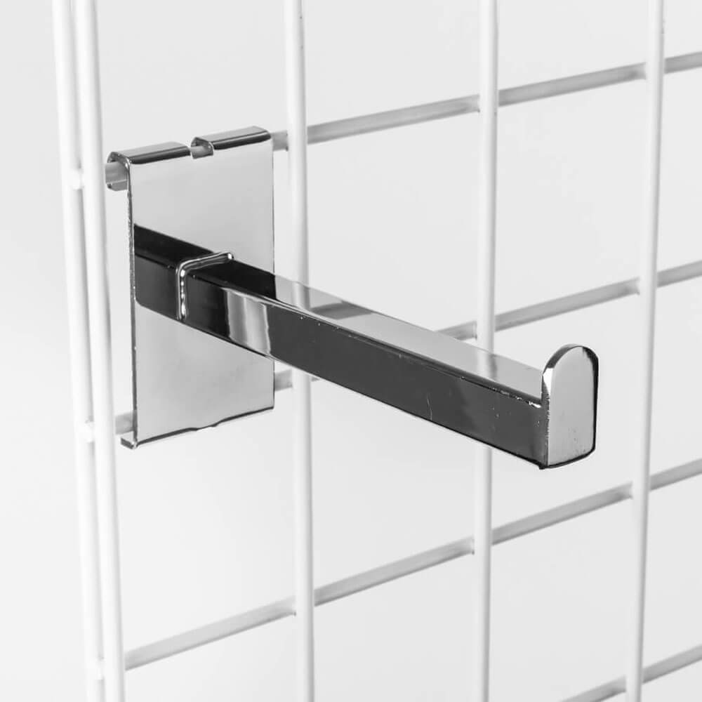 Gridwall square faceouts are made of 3/4 inch square tubing
