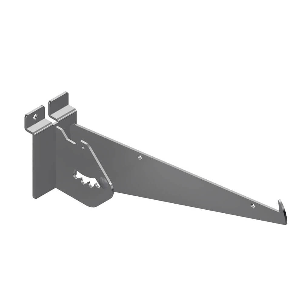 Slatwall Adjustable Shelf Bracket - Various Sizes