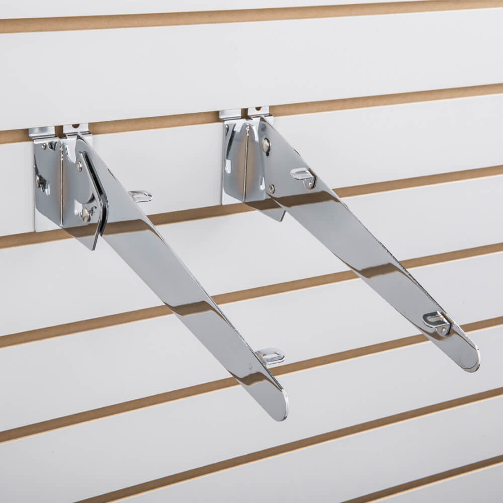 Adjustable Wood Shelf Brackets with 5 Positions
