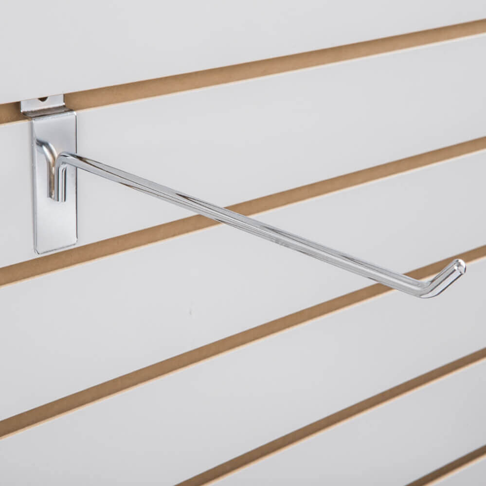 1/4" Wire Hooks for Slatwall - Various Sizes