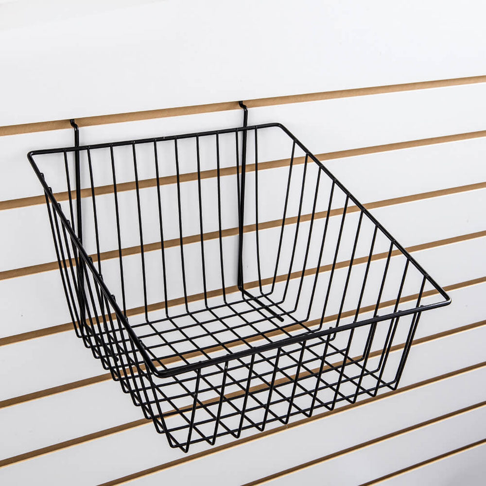 Slant Front Small Basket for Slatwall