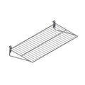 Flat Wired shelf for slatwall