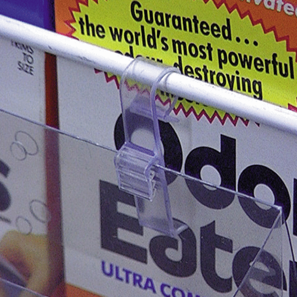 SuperGrip® Wire Basket Sign Holder