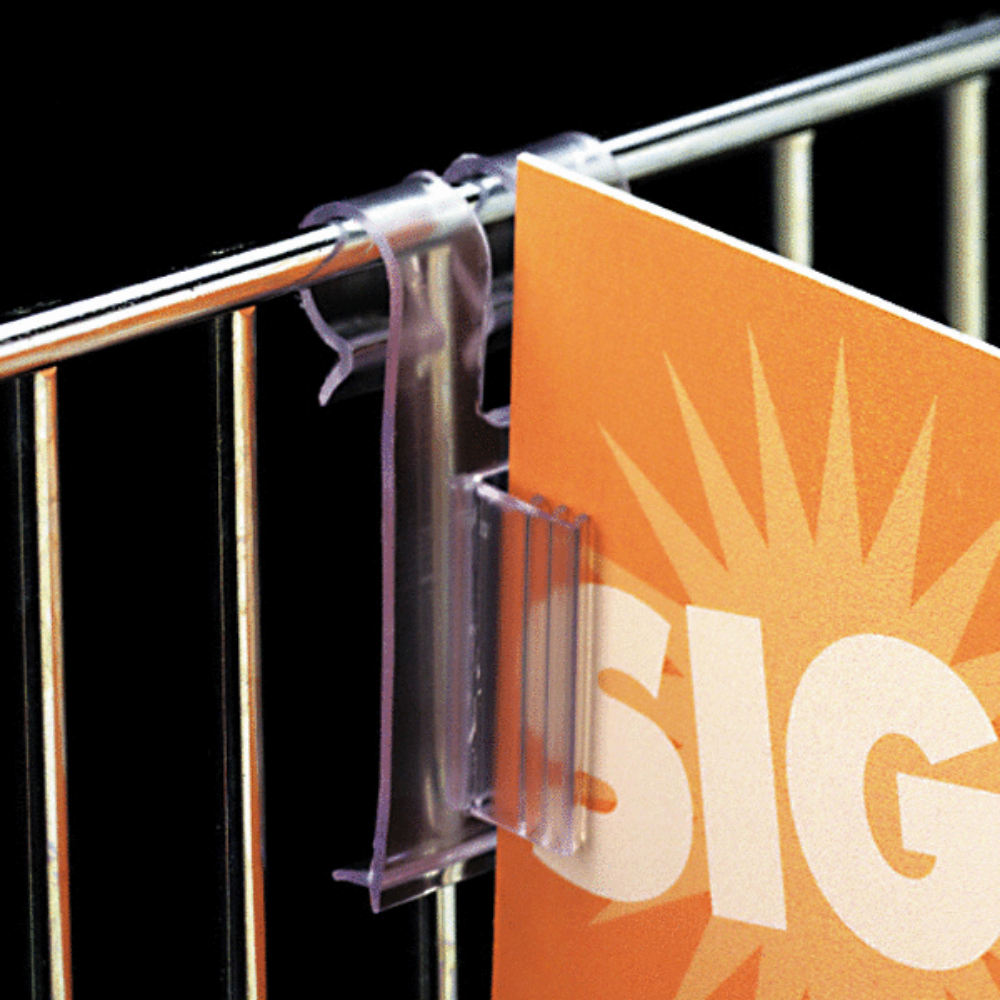 Wire Basket Price Tag Holder