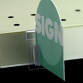 Hinged Gondola Shelf Label Holder