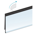 CLIP-IN Black with Tape- 1.25×48″