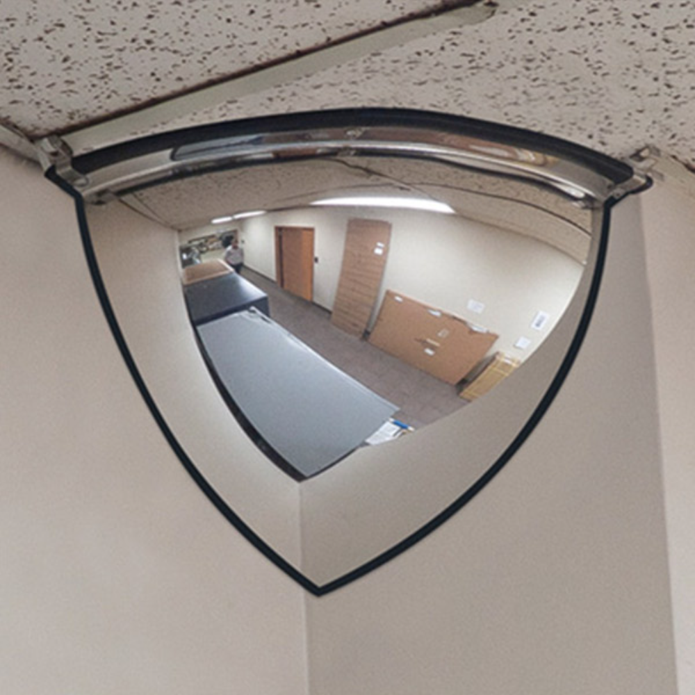 Corner Security Mirror- Quarter Dome Mirror