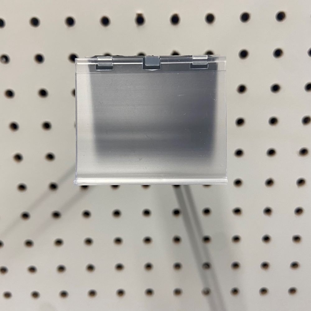 Flip Scan Label Holder - Plastic Peg Hooks