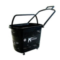 45L Kartwheel Shopping Basket