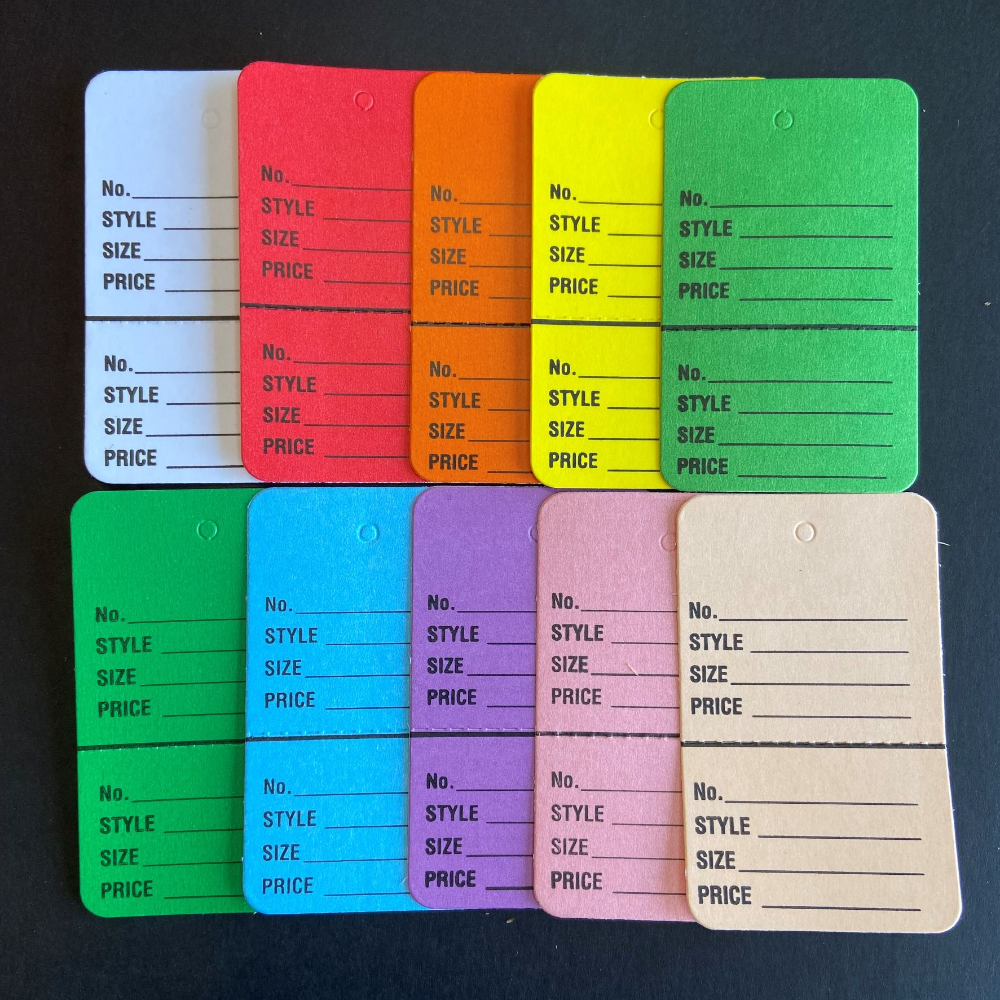 2-Part Large Coupon Tags - Unstrung