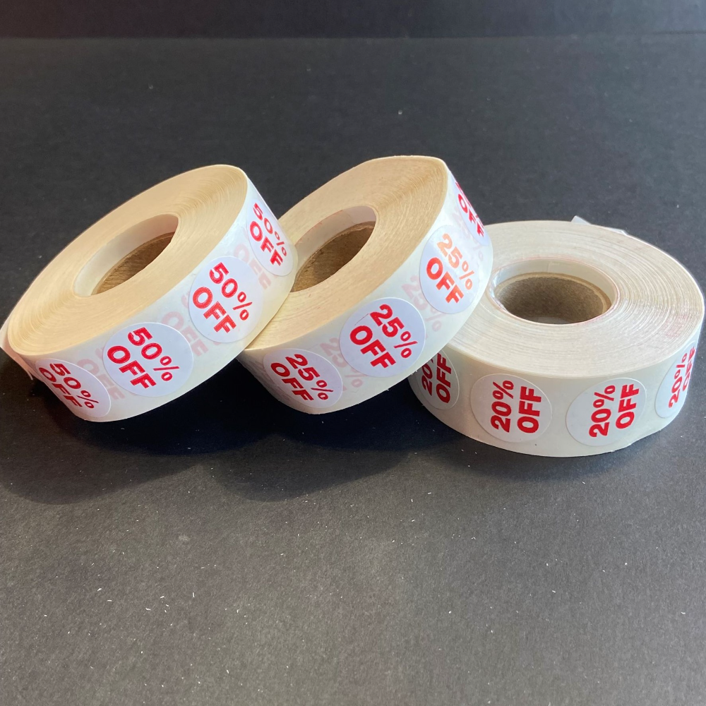 Percentage Off Label
