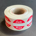 "Sale Price" Self-Stick Labels