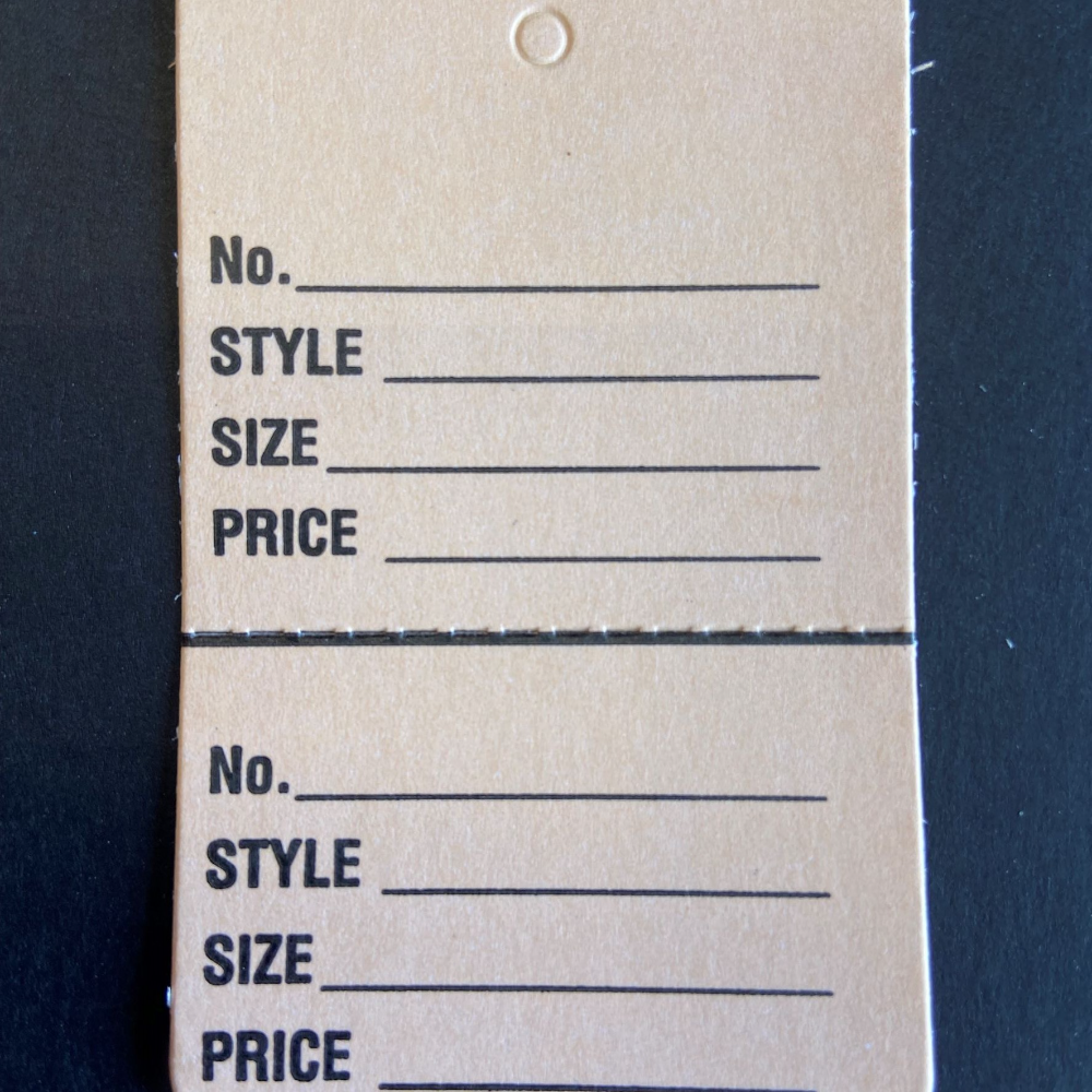 2-Part Large Coupon Tags - Unstrung