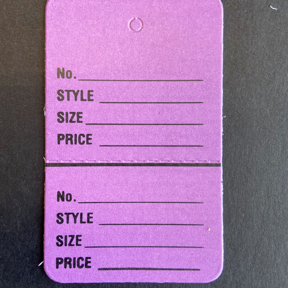 2-Part Large Coupon Tags - Unstrung