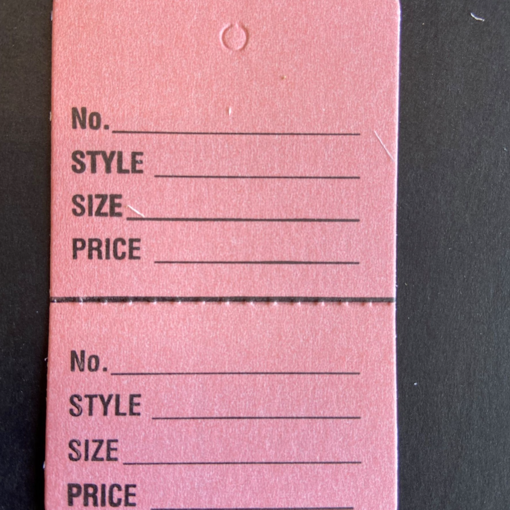 2-Part Large Coupon Tags - Unstrung
