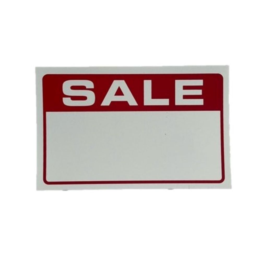 Sale Sign -- Card Stock - Signage