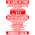 "In Case Of Fire" Sign