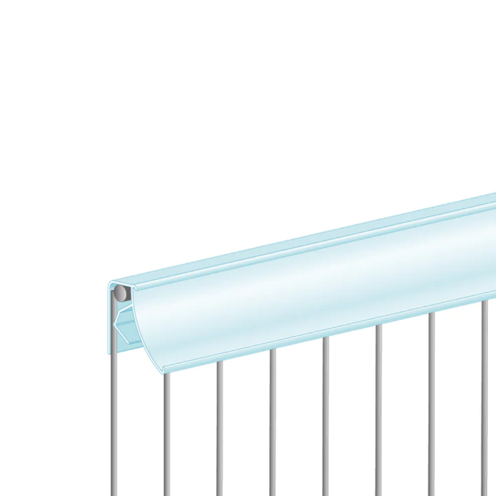 FENCE CLIP-ON Clear no Tape- 1.5×48