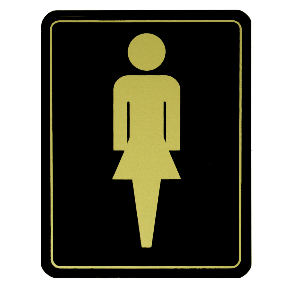 Womans Washroom Sign