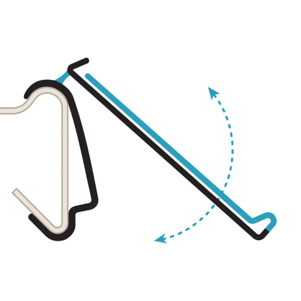 BULLNOSE CLIP-ON Black No Tape