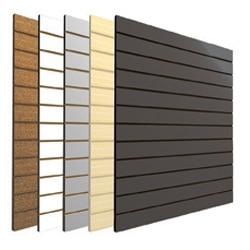 slatwall panels Black, white, grey, hard rock maple, paint grade